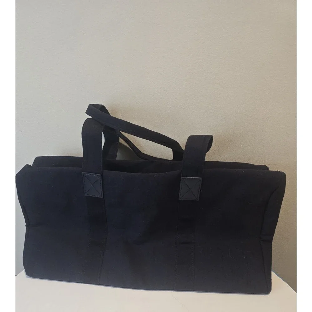 Polo Ralph Lauren Holiday Duffle Bag Navy Canvas Gold Pony Gift NWT GWP